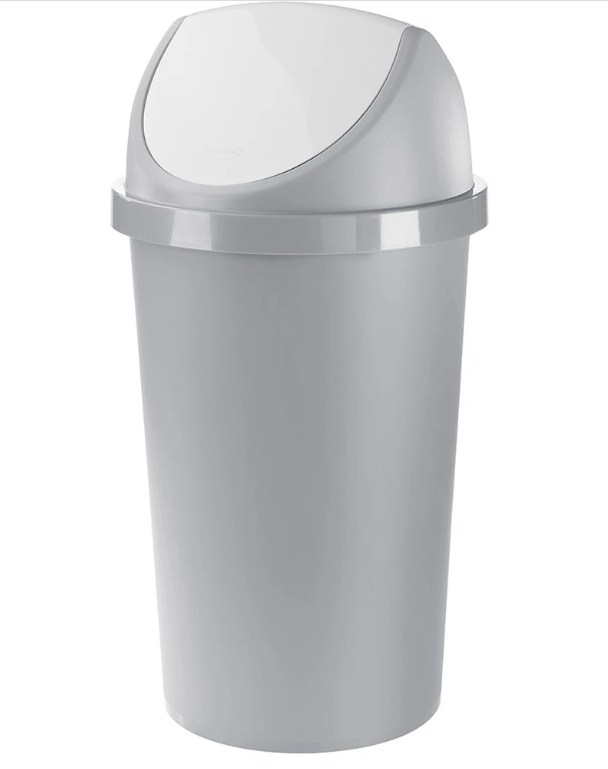 Відро для сміття ACTUEL, кругле, сіре, 12 л (656108)